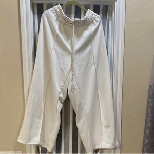 SHEIN White Wide-Leg Women's Pants